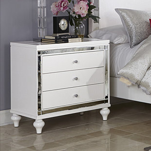 Go to store & view more images Rivage 3 Drawer Nightstand by Willa Arlo Interiors