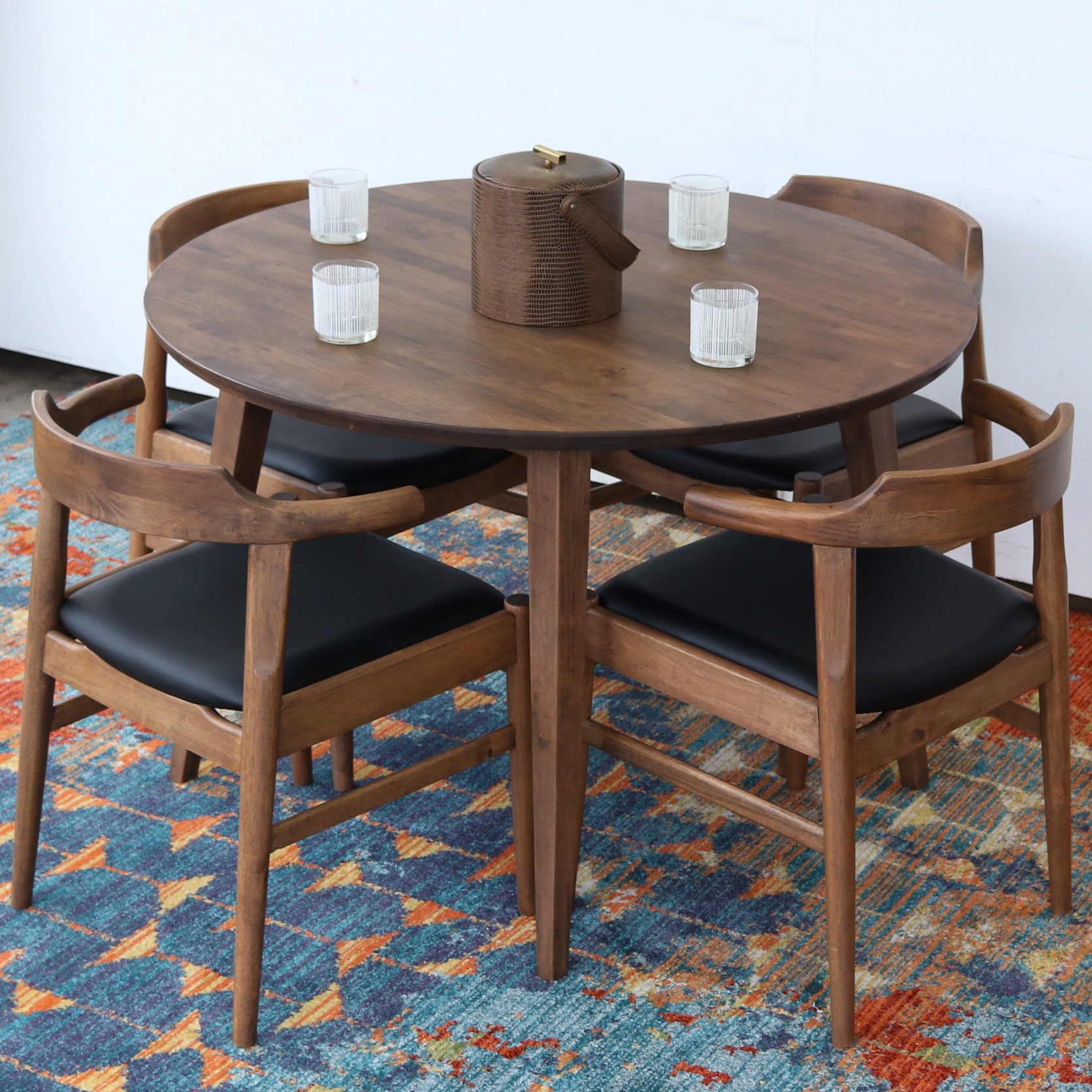 Burgan Solid Wood Dining Table Reviews Allmodern