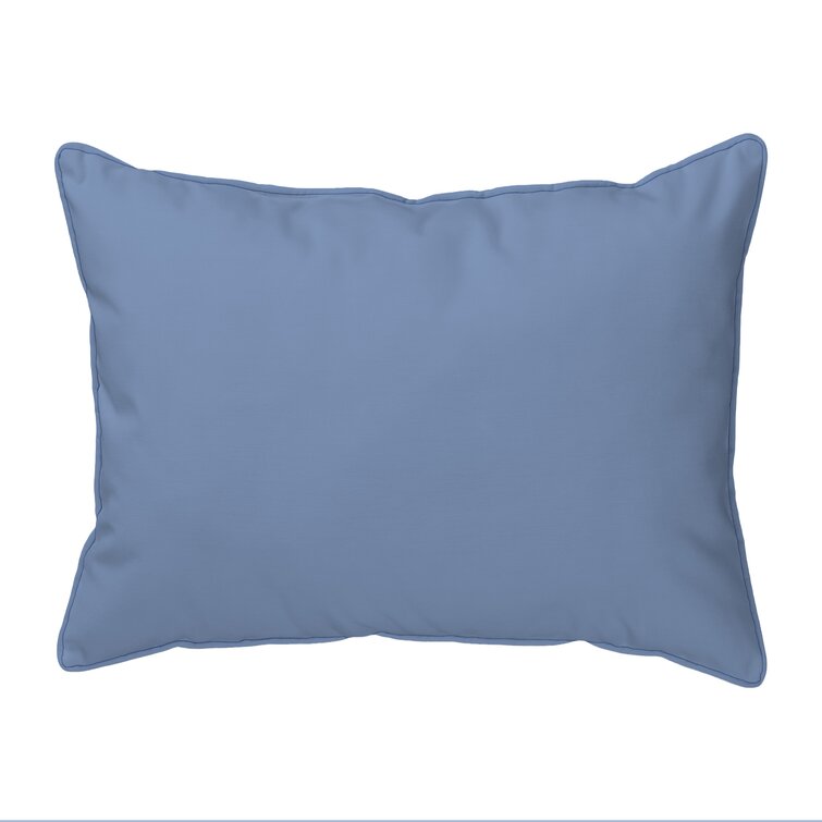 ArtVerse Katelyn Smith 14 x 14 Spun Polyester Massachusetts Outline Pillow 
