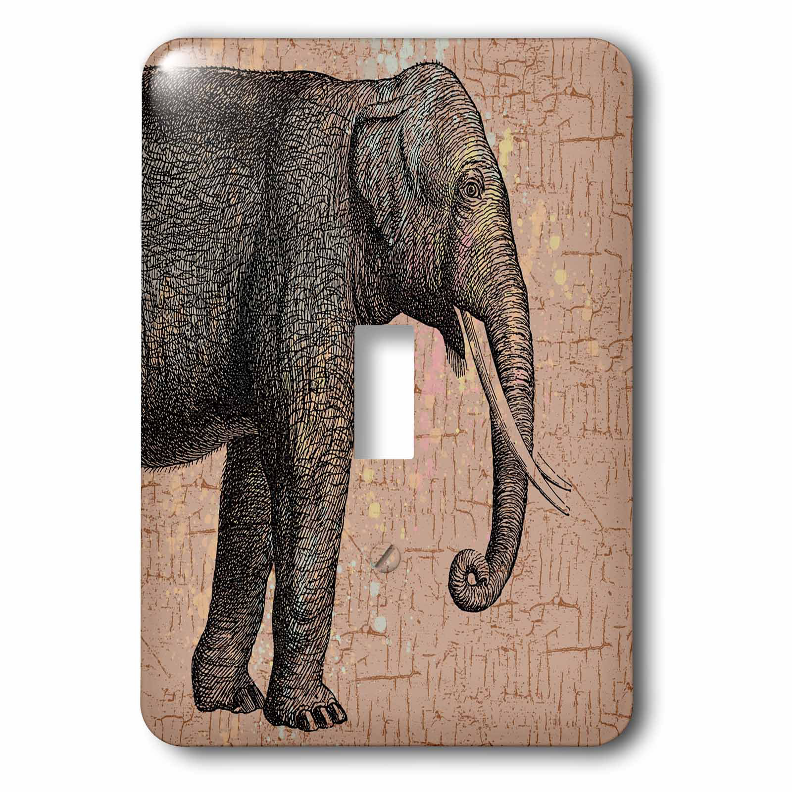3drose Elephant 1 Gang Toggle Light Switch Wall Plate Wayfair