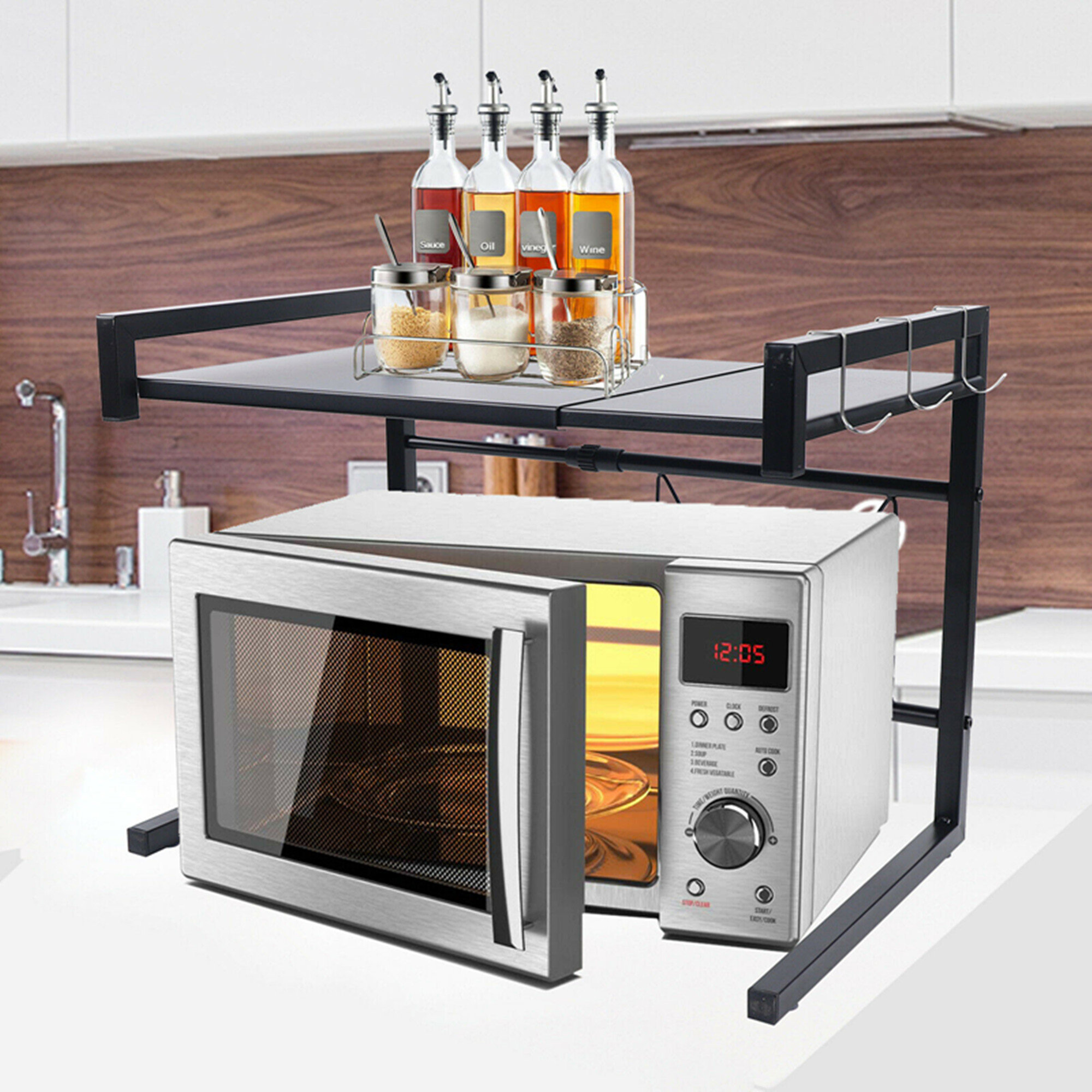 Belfry Kitchen Jefferson 36 cm Stainless Steel Standard Baker's Rack