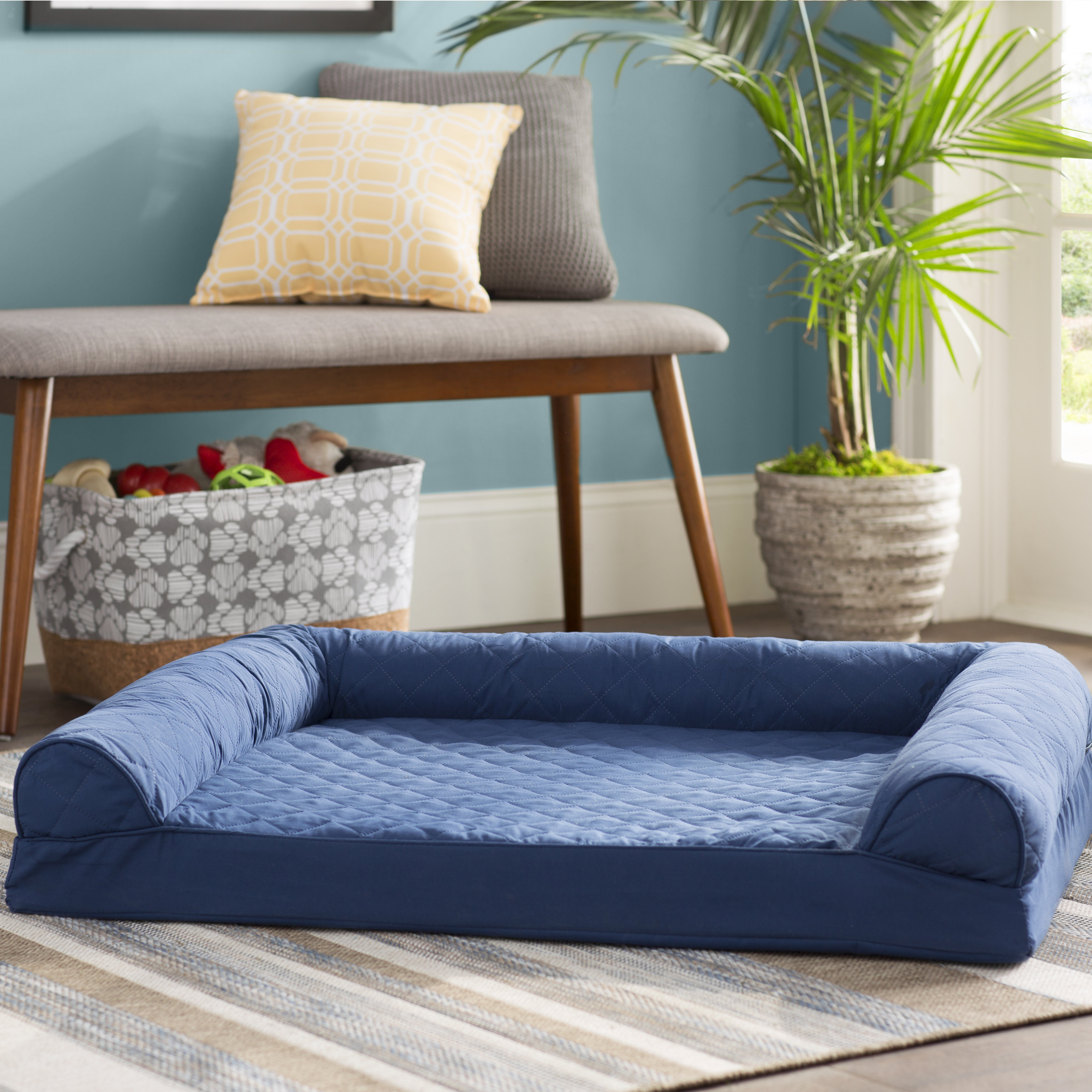 orthopedic dog couch bed
