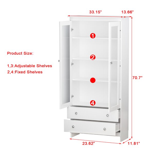 Latitude Run® 33.1'' Wide Display Stand | Wayfair