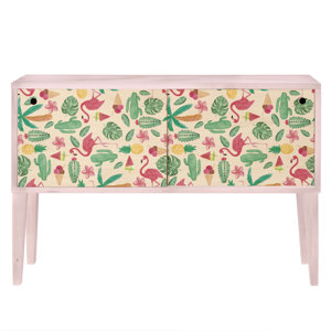 Sideboard Flamingo Tropical von Wildon Home
