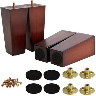 3" Universal Brown Plastic Furniture Legs Sofa/Couch/Chair 5/16" Case of 200 