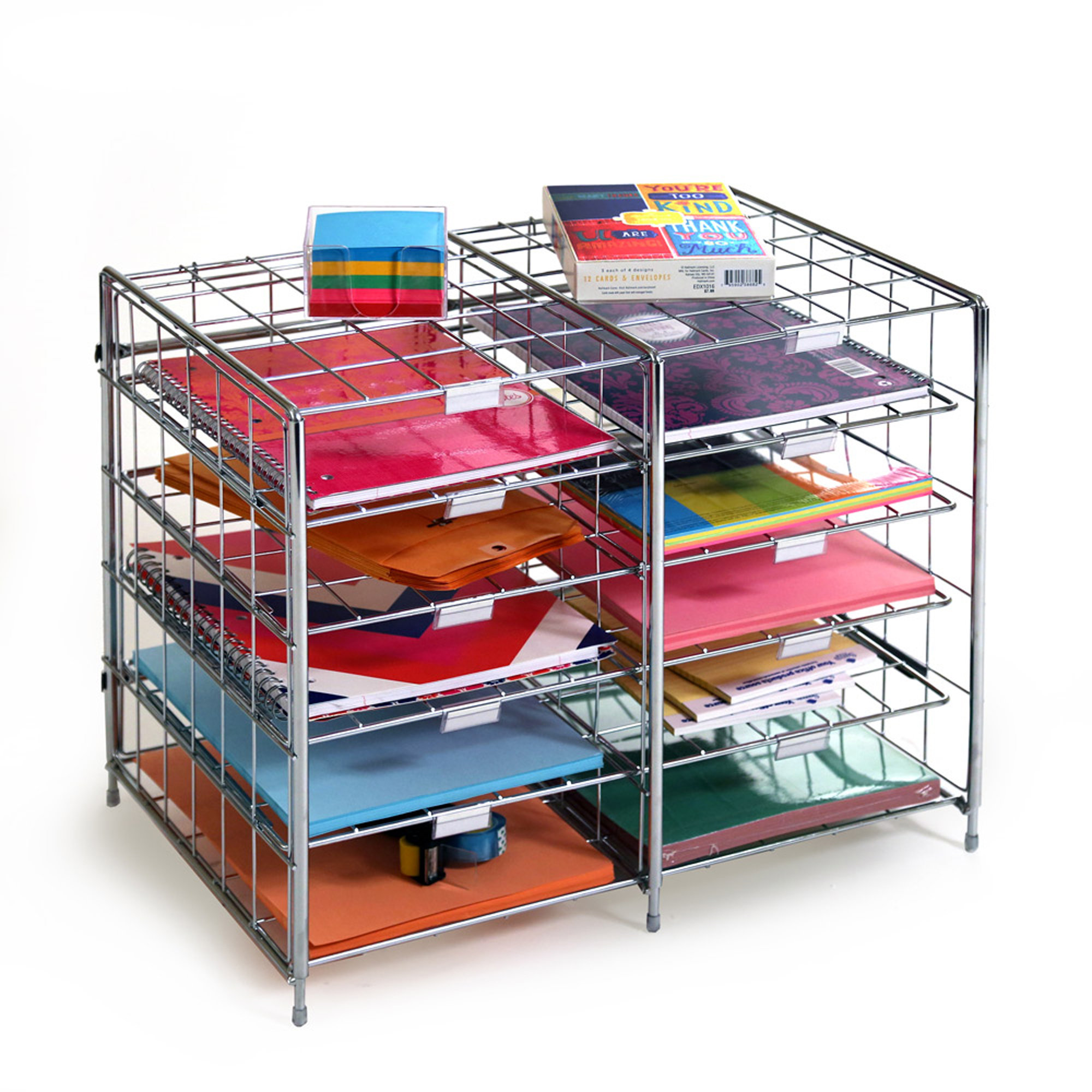 Seville Classics Inc Stacking 10 Slot Desktop And Mailroom Letter