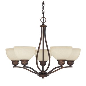 Brickyard 5-Light Shaded Chandelier