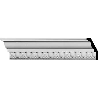Ekena Millwork Colton Acanthus 3 1 4 H X 96 1 8 W X 3 1 2 D Crown Moulding Wayfair