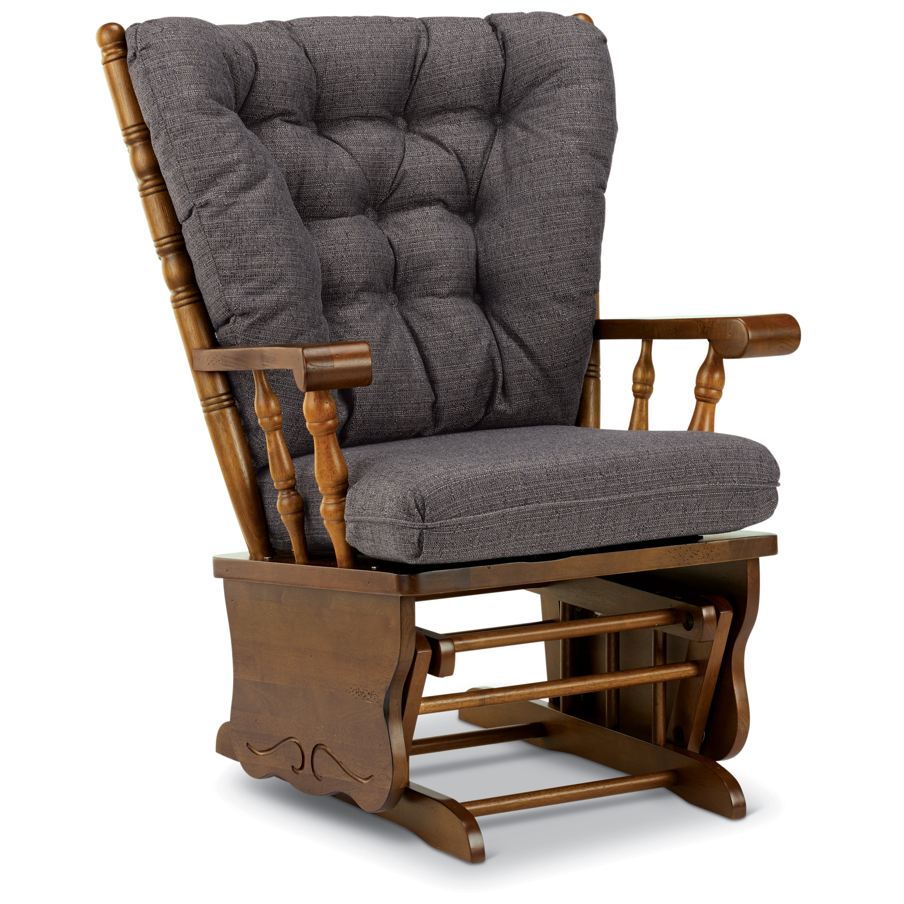 wooden rocker glider chair