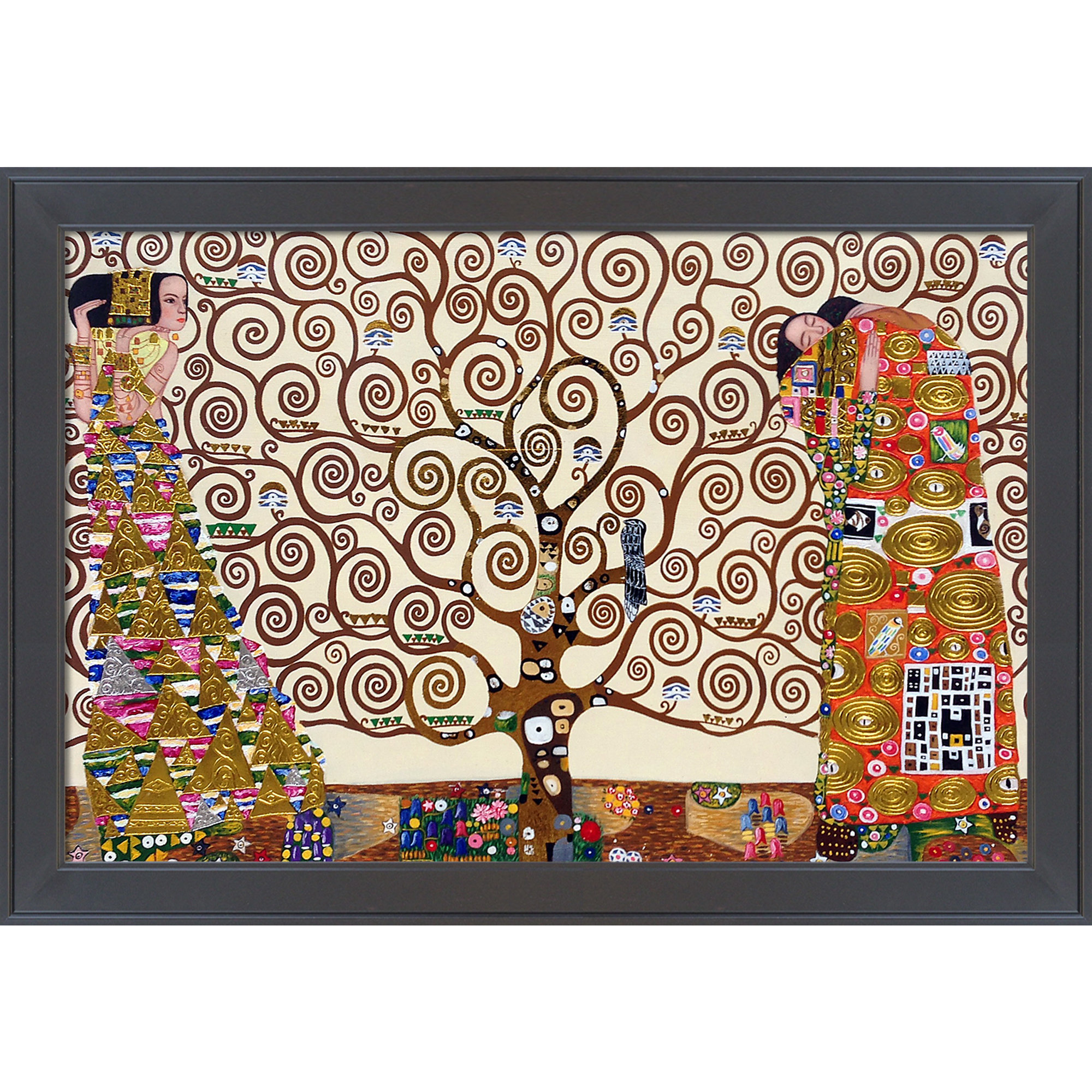 Overstock Art The Tree Of Life, Stoclet Frieze, 1909 (Luxury Line) By ...