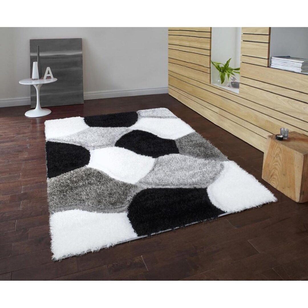 Pona Shaggy Rug Hallway Runner Living Room Rugs Bedroom Carpet Mat