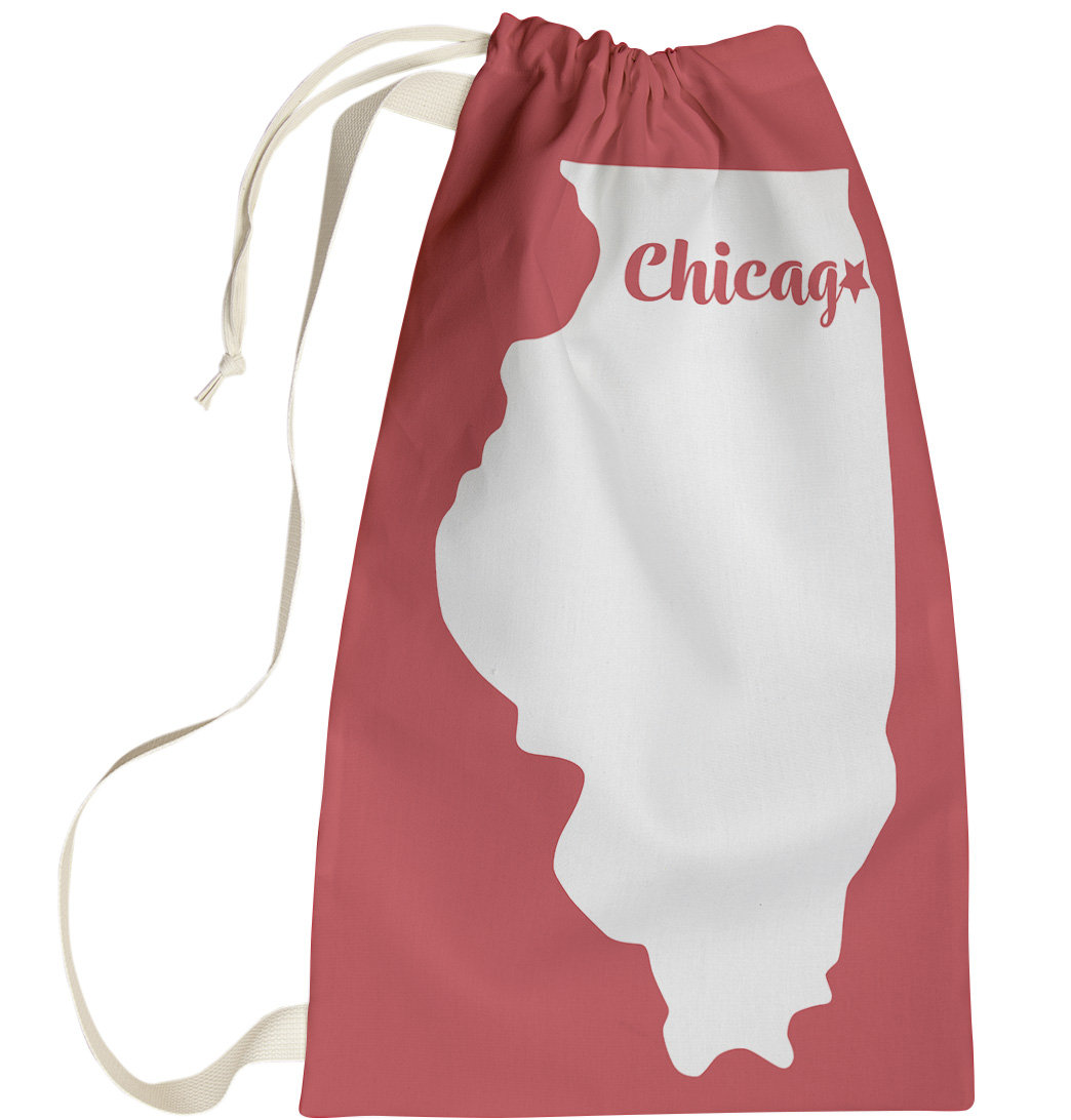 East Urban Home Chicago Illinois Laundry Bag Wayfair