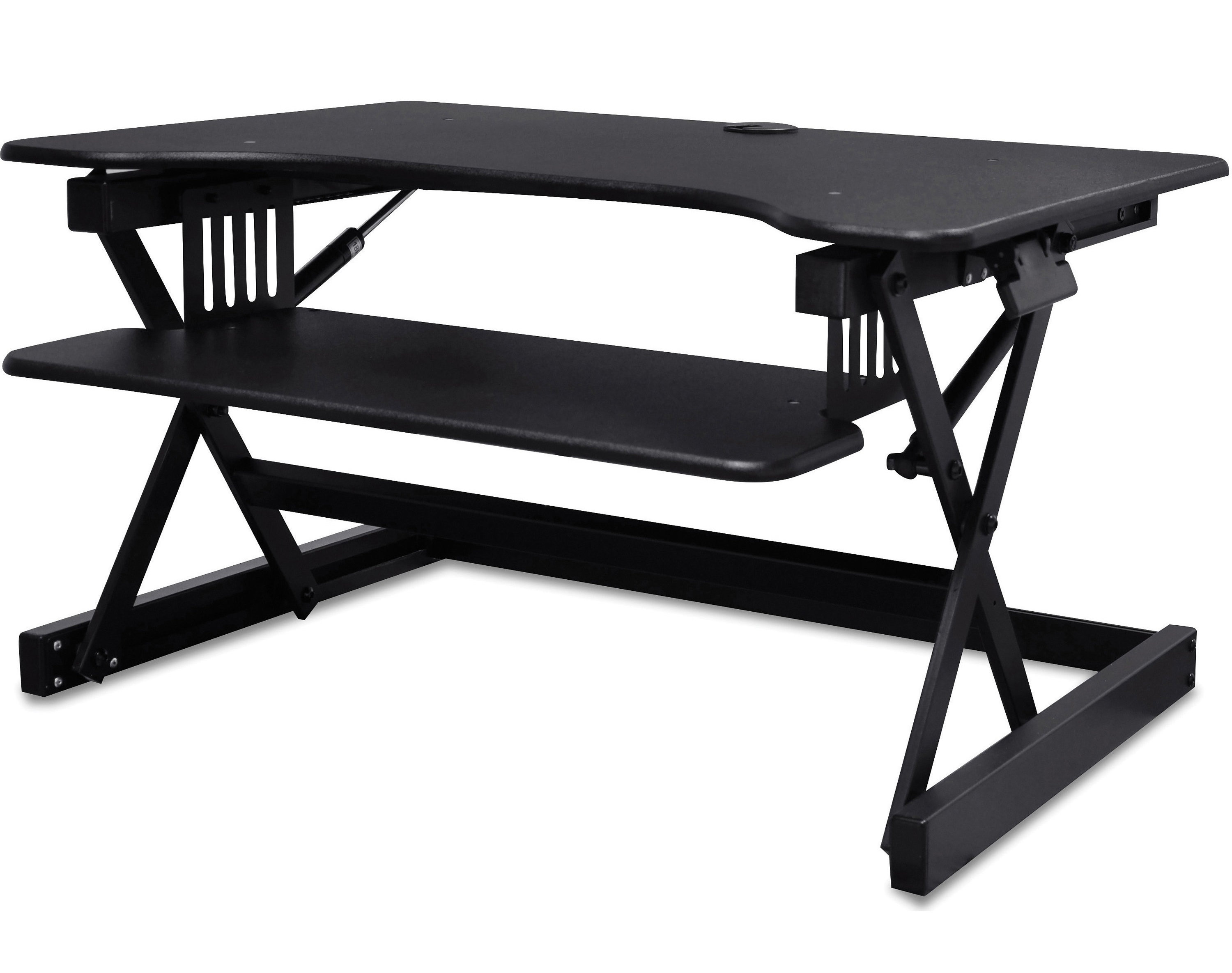 Lorell Height Adjustable UShape Standing Desk Converter Wayfair