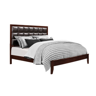 Go to store & view more images Carolina Upholstered Panel Bed by Global Furniture USA