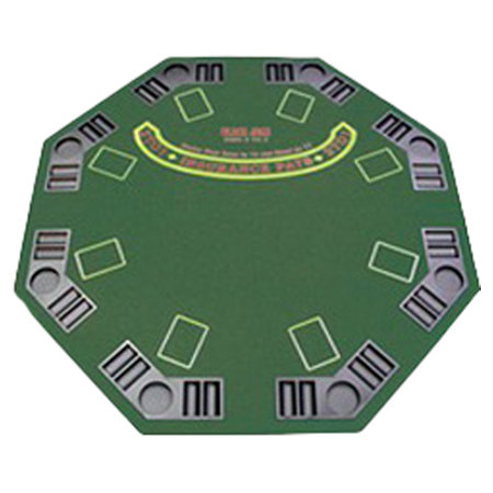 Trademark 10-8221 Deluxe Poker and Blackjack Table Top with Case