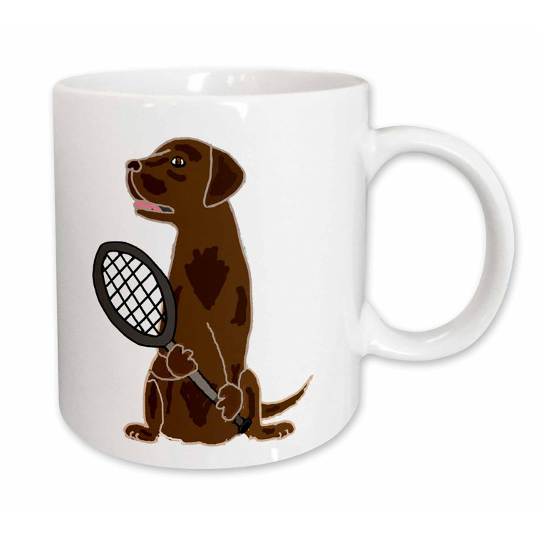 chocolate labrador mug