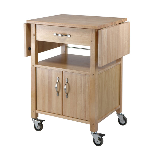 Red Barrel Studio Anthem Kitchen Cart With Wooden Top Reviews Red Barrel Studio Anthem Kitchen Cart With Wooden Top Reviews Wayfair