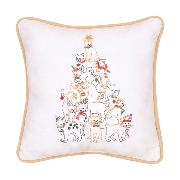 Reserved For The Cat Linen Cushion Cover Home Decor Gift Funny Pet Love