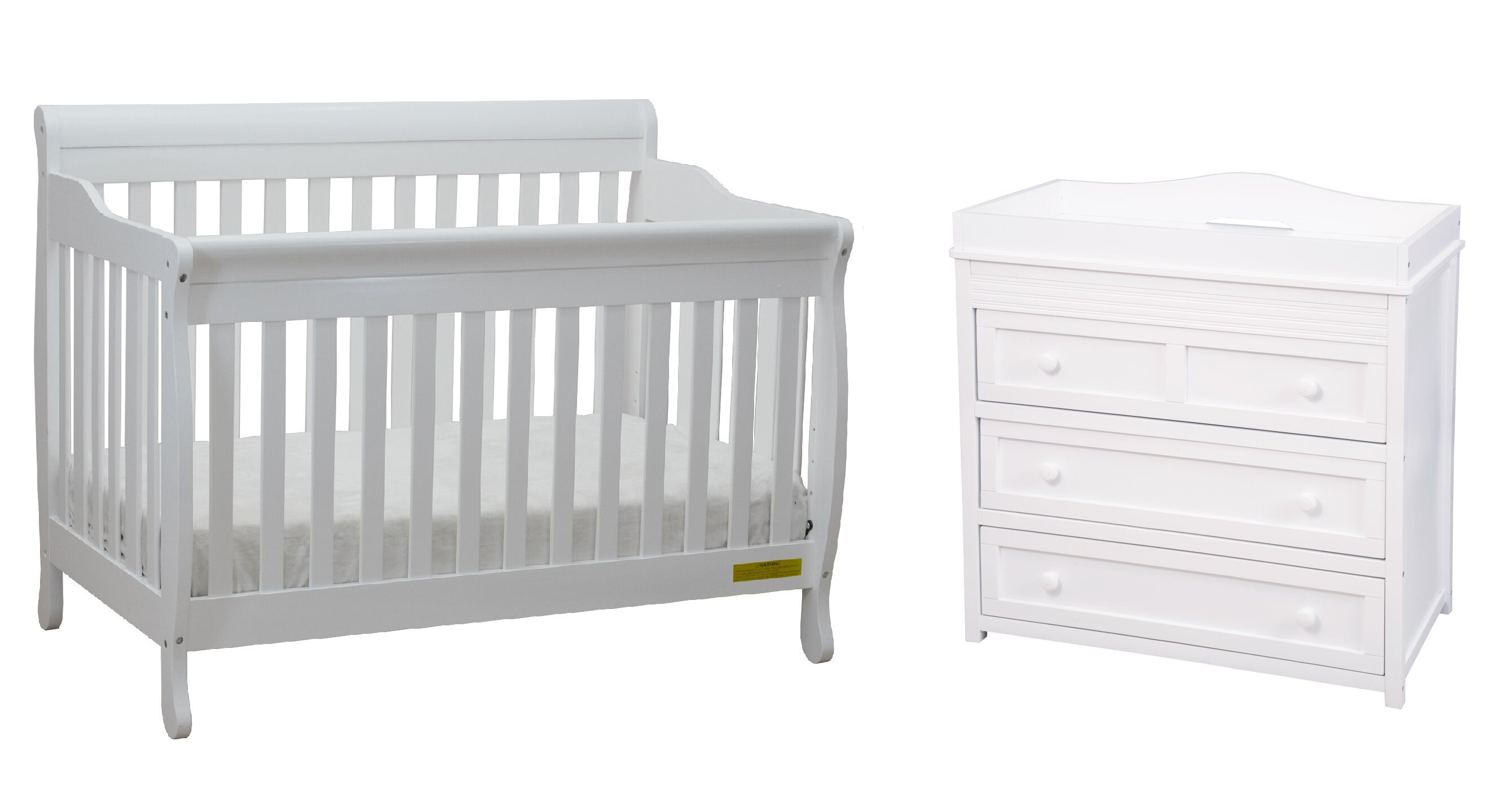 Viv Rae Jaden Convertible Standard 2 Piece Nursery Furniture Set