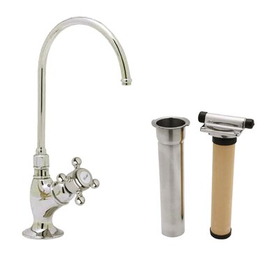 Country Single Handle Kitchen Faucet With Water Filter Rohl Finish