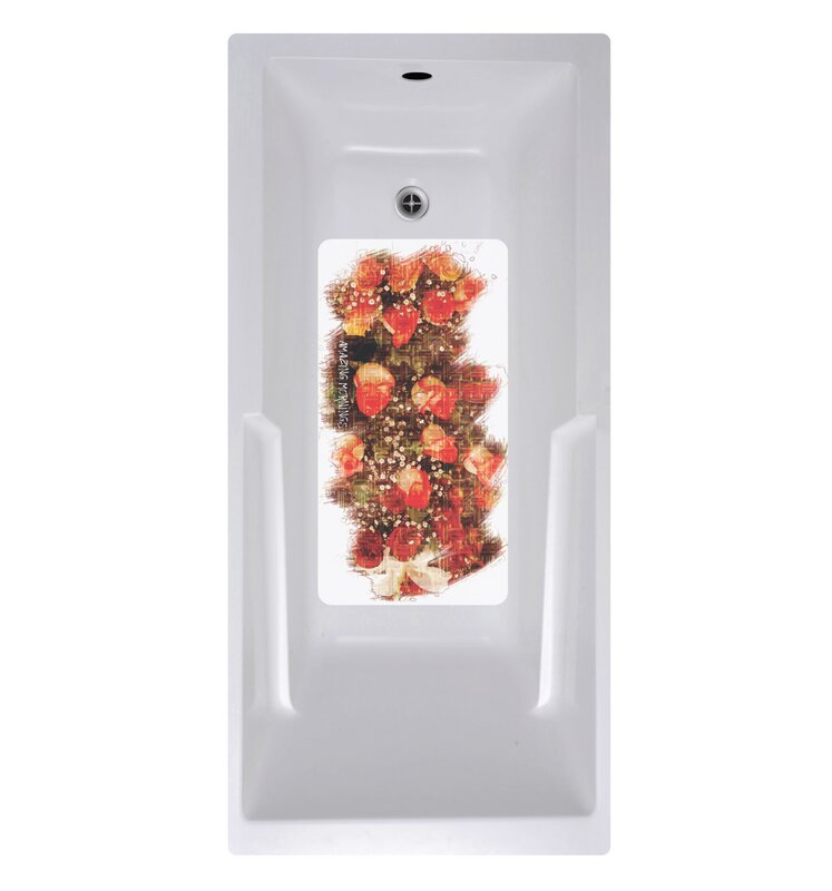 No Slip Mat By Versatraction 14 X 27 Red Roses Shower Mat Wayfair