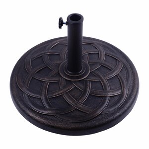 Trammell Cast Stone Free Standing Umbrella Base