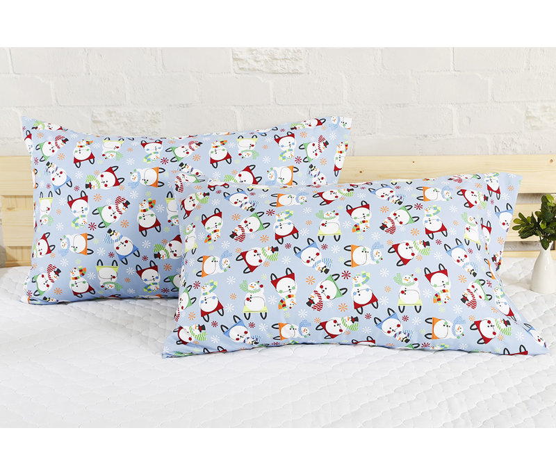 Snowman Holiday Pillowcase