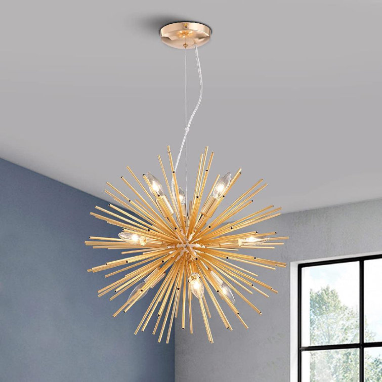 Sunburst pendant light clearance
