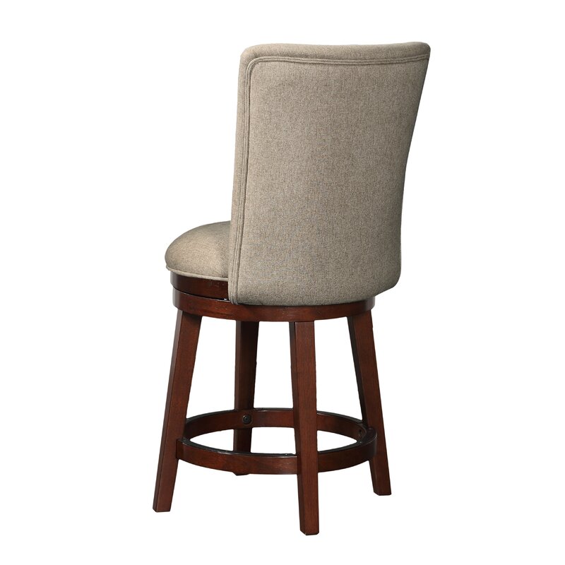 United States Army This Well Defend Padded Swivel Bar Stool with Back