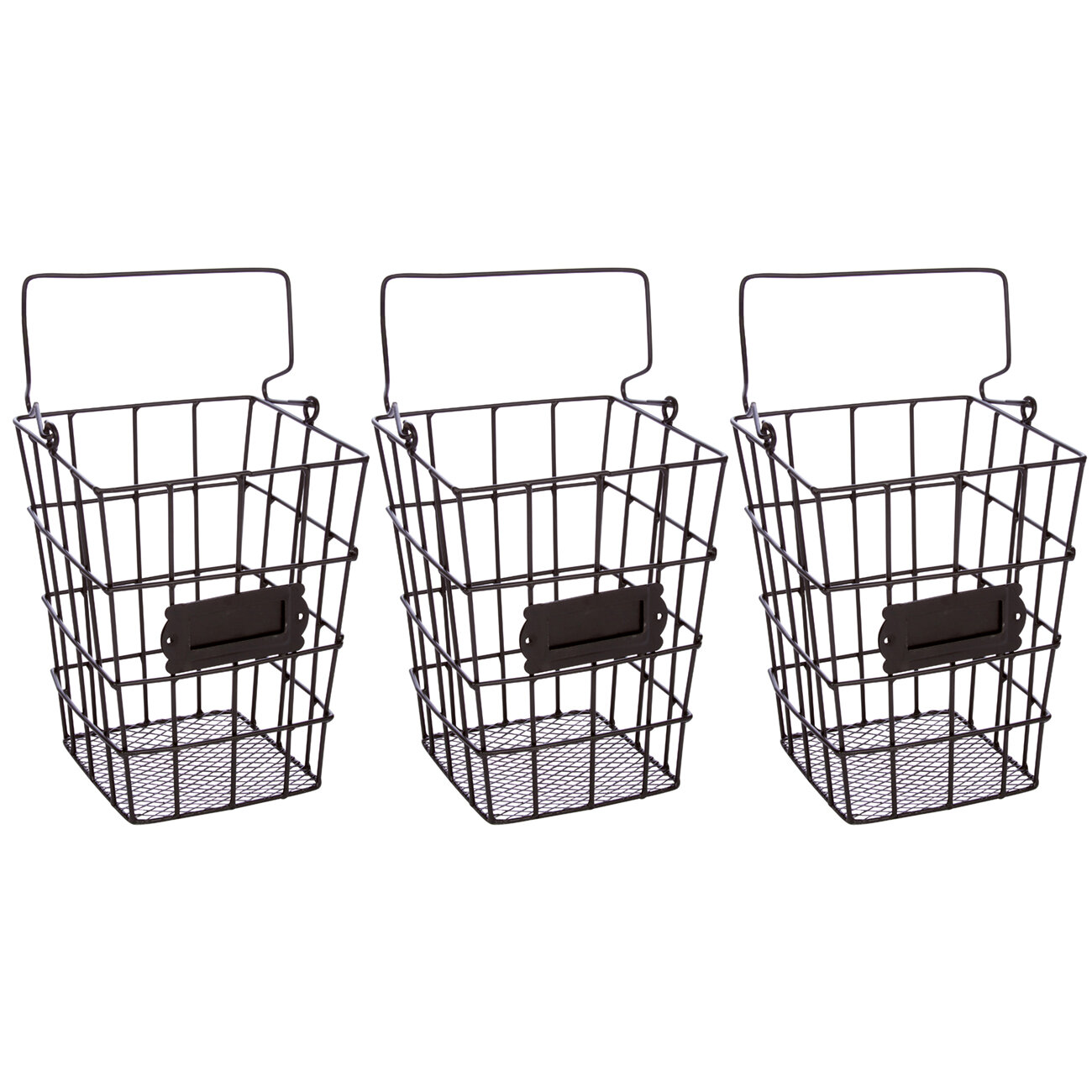 Gracie Oaks Hanging Metal Basket Reviews Wayfair   Hanging Metal Basket 