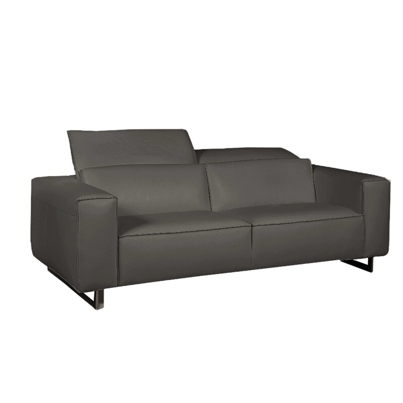 Bellini Modern Living Giadia Leather Sofa Wayfair Ca