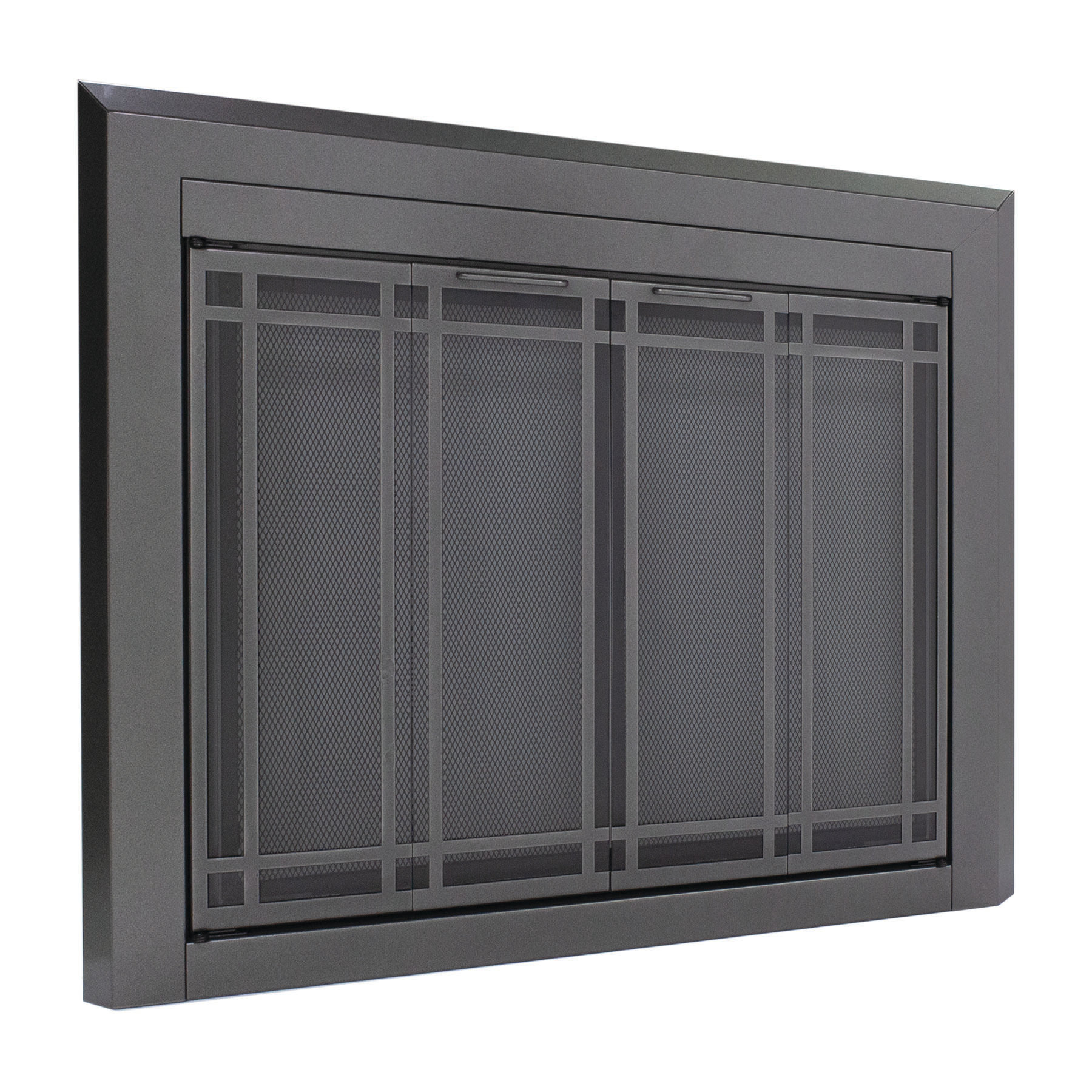 Symple Stuff Anesicia Bifold Steel Fireplace Doors Wayfair