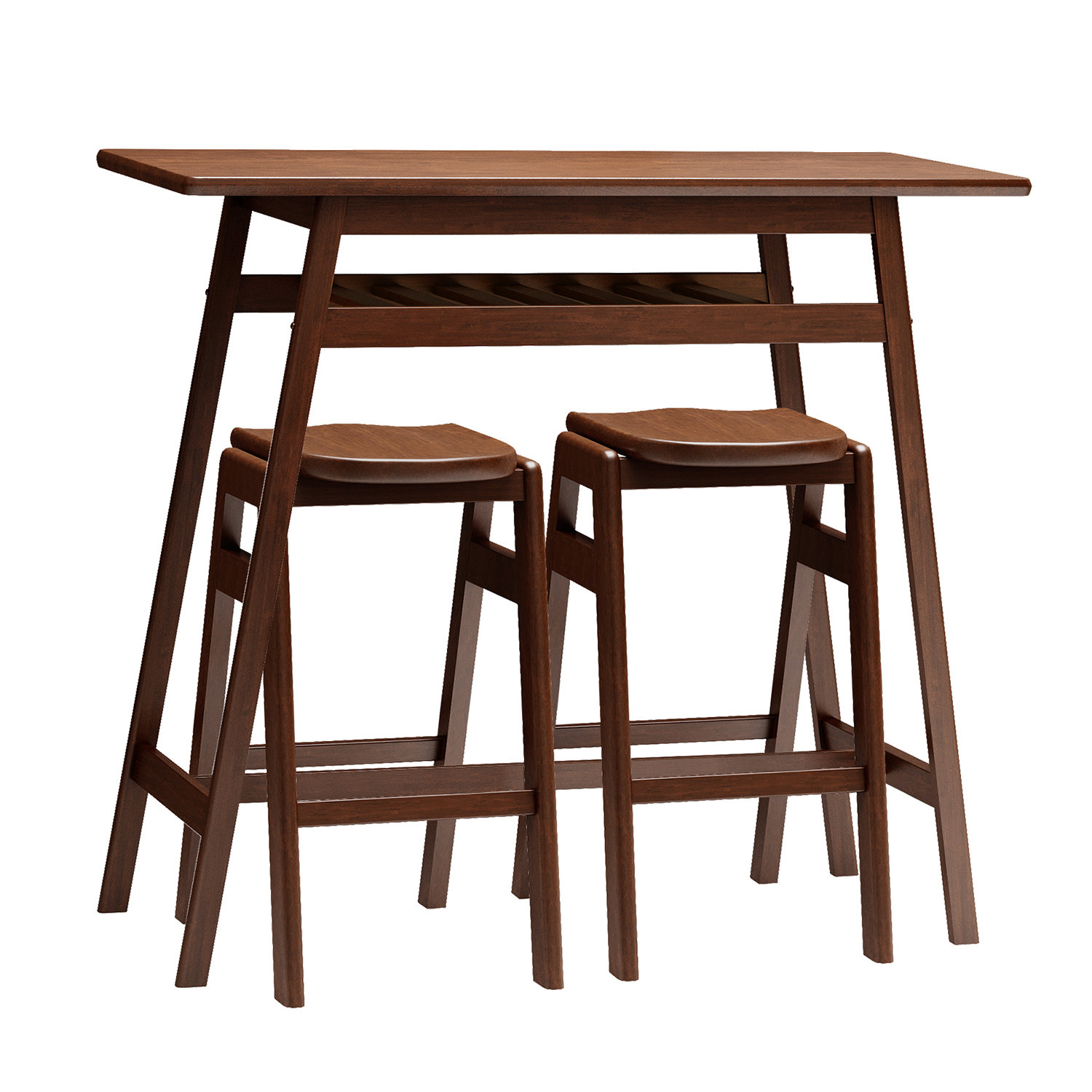 Red Barrel Studio® Aleyana 2 Person Bar Height Breakfast Nook Dining