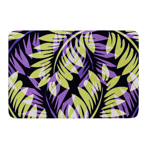Dark Fern by Alison Coxon Memory Foam Bath Mat