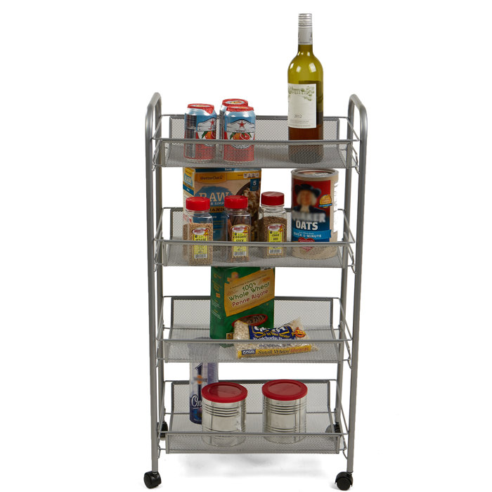 Mind Reader 4 Tier Mobile Office Utility Cart Reviews Wayfair Ca 4 Tier Mobile Office Utility Cart