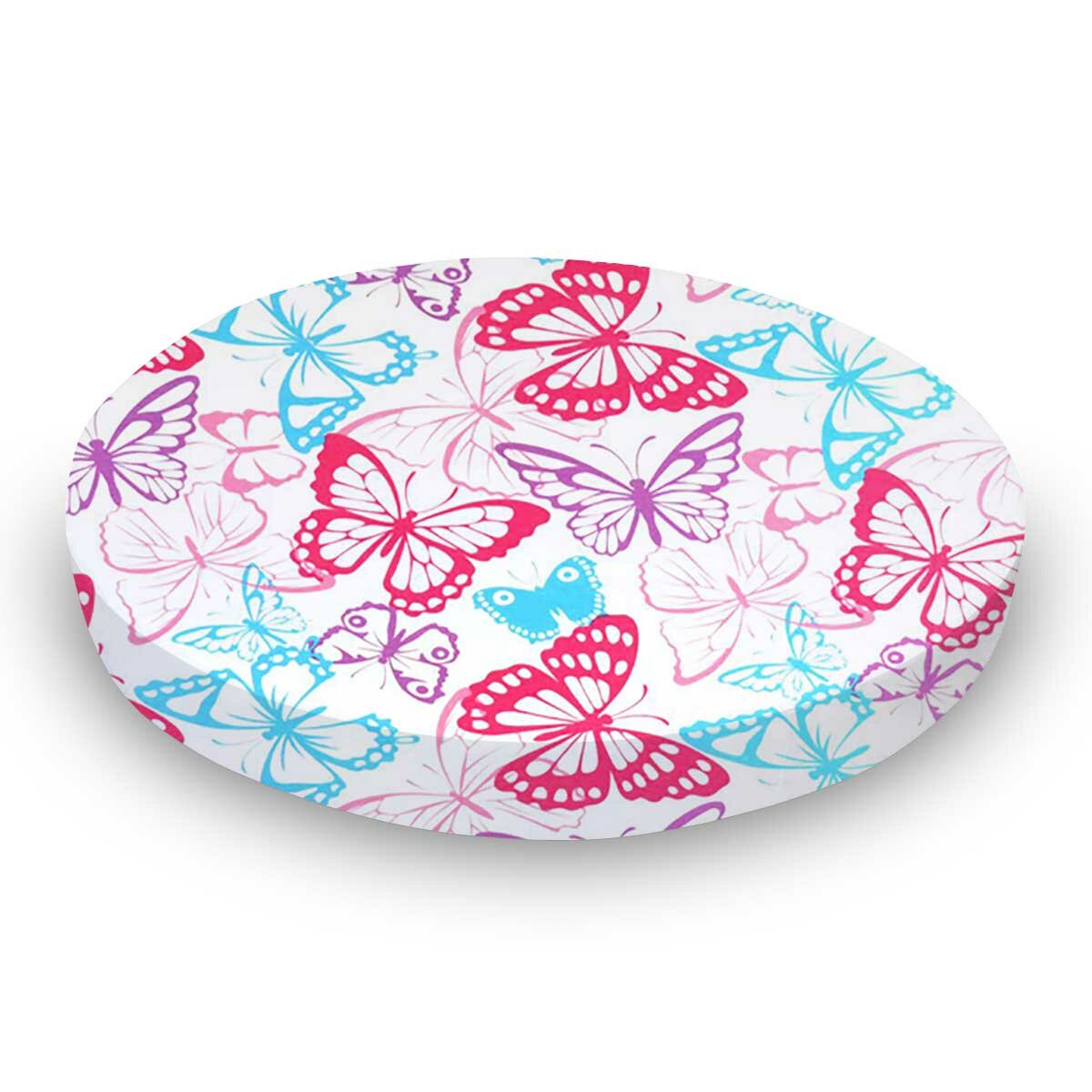 Sheetworld Butterflies Jersey Knit Fitted Crib Sheet Wayfair