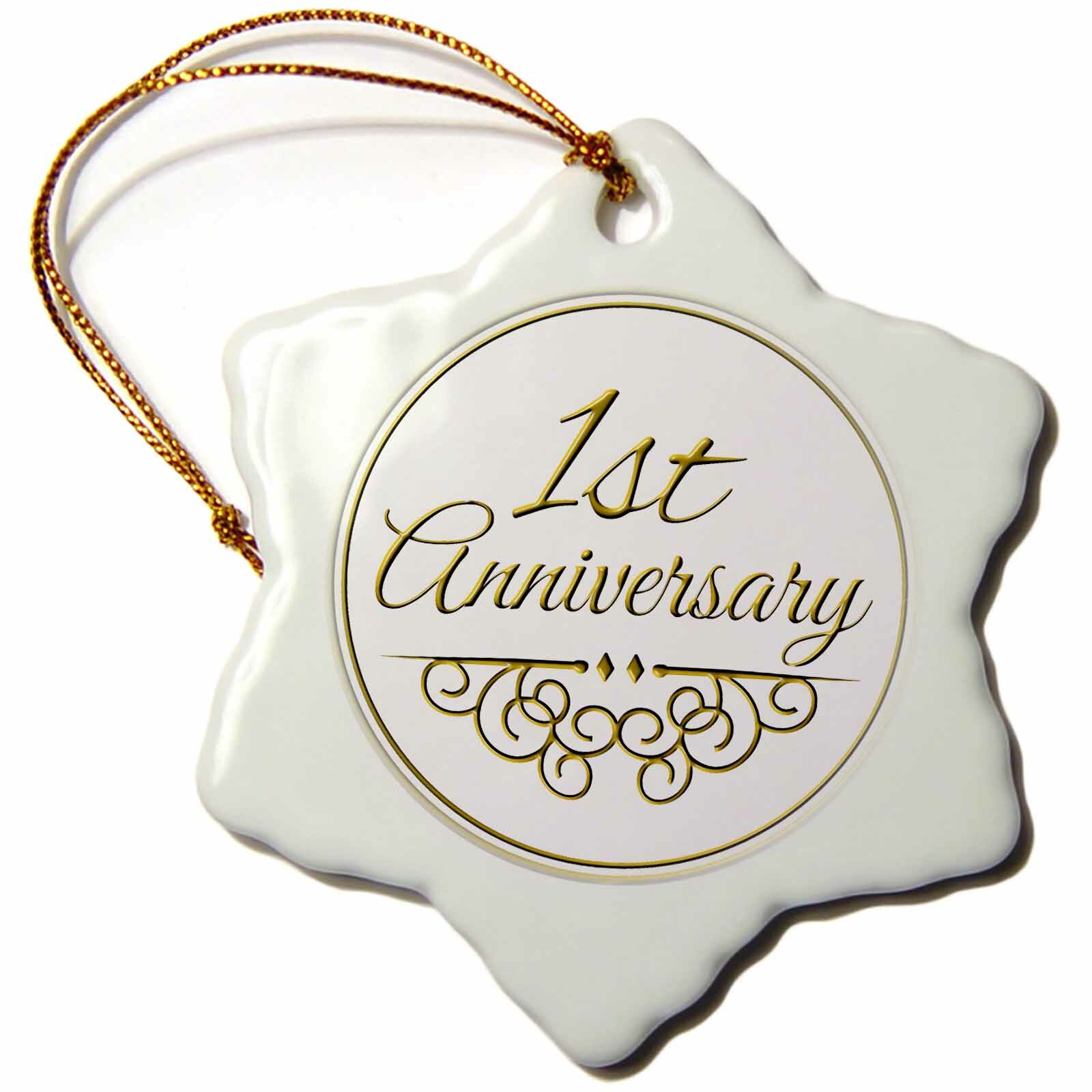 1st anniversary ornament