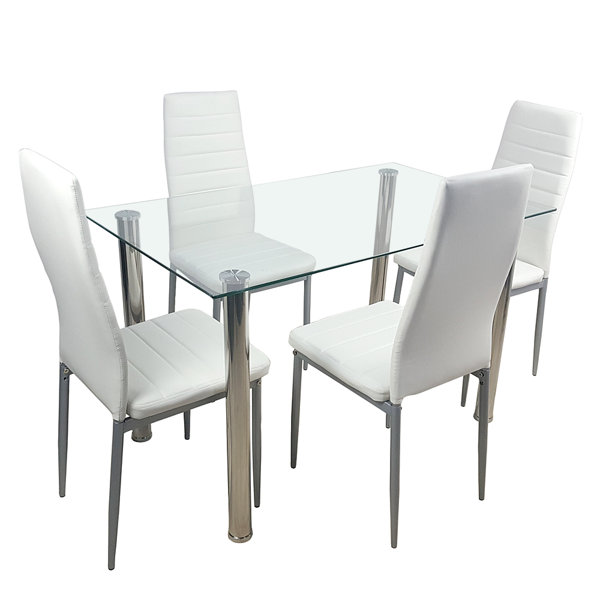 Glass Top Dining Set Wayfair
