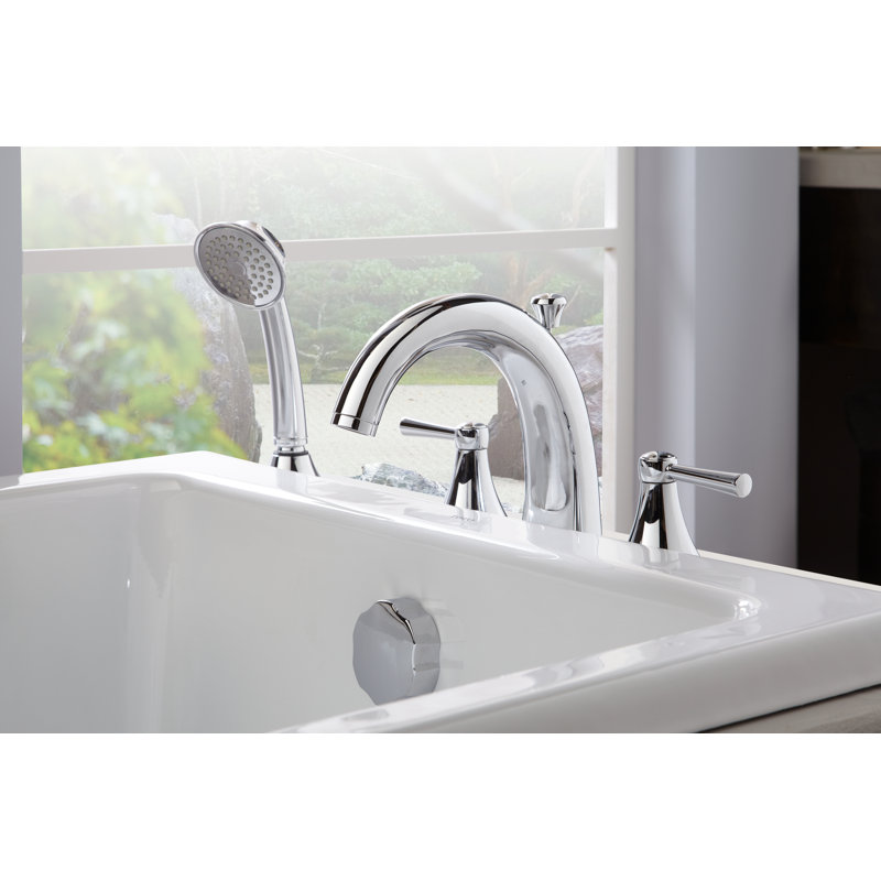 Toto Silas Double Handle Deck Mounted Roman Tub Faucet ...
