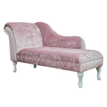 small pink chaise longue