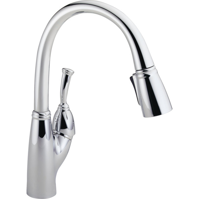Delta Allora Pull Down Touch Single Handle Kitchen Faucet With