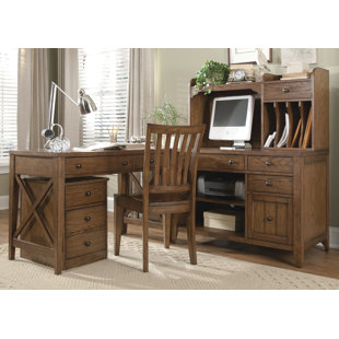 Go to store & view more images Loon Peak Methuen 6 Piece L-Shape Desk Office Suite