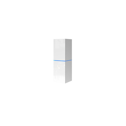 Avianna 35 x 109cm Wall Mounted Cabinet Ebern Designs Finish: White/White Gloss