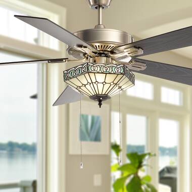 Chrome Finish Ceiling Fan with Mahogany Blade Details about   Aero Way Fino3 16 in T-00101 