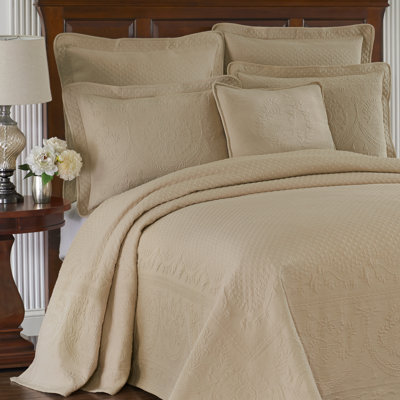King Charles Matelasse Single Bedspread
