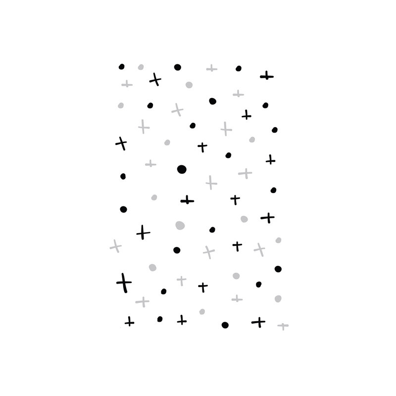monochrome crib bedding