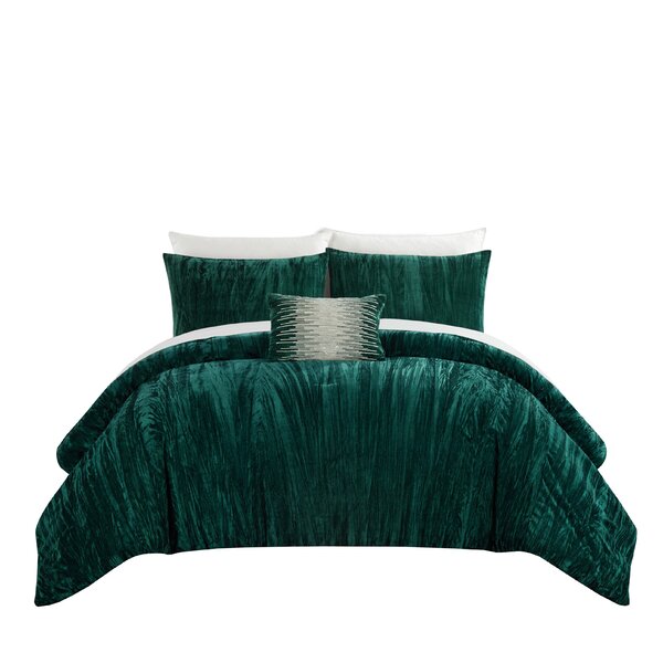 Emerald Green Velvet Duvet Wayfair