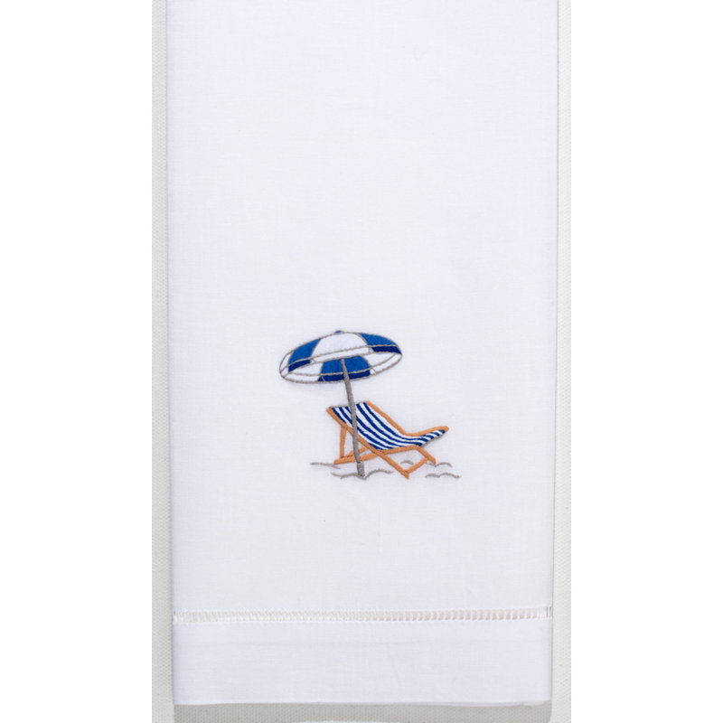 Highland Dunes Jocelynn Beach Chair Embroidered 100 Cotton Hand Towel Wayfair