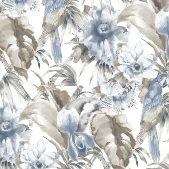 August Grove Crespin 32 7 L X 20 5 W Birds Of Paradise Wallpaper Images, Photos, Reviews