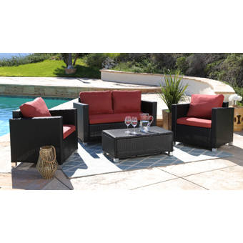 Auster Blaney 2 Piece Seating Group With Cushions Reviews